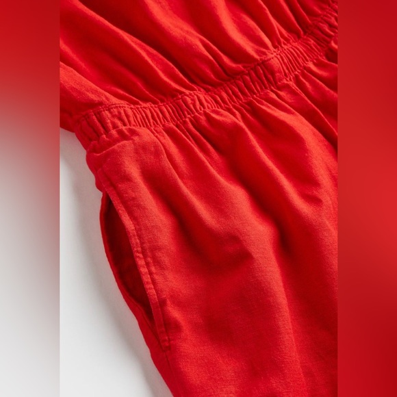 Linen-blend jumpsuit (size M) - Picture 7 of 11